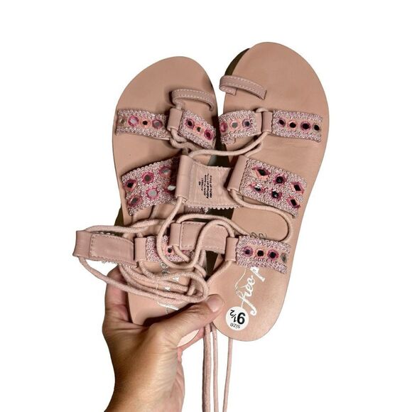 Free People leather gladiator sandals - Picture 2 of 8